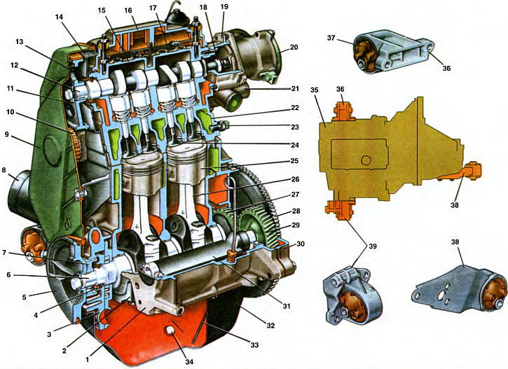 11113 - двигатель ВАЗ Ока литра |