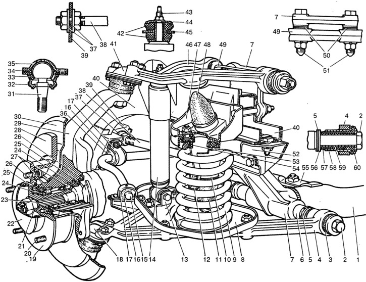 Схема Передней Подвески Ваз 2112 Фото