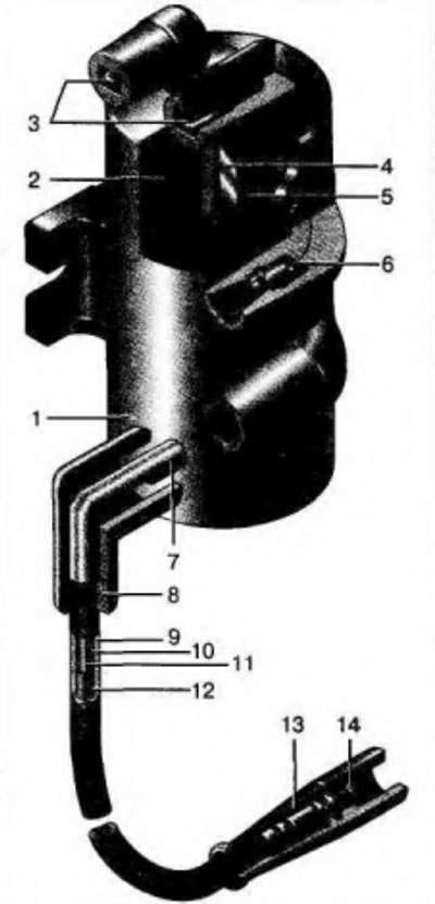 Устройство элементов бесконтактной системы зажигания ...