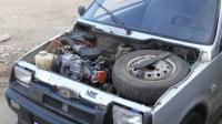 VAZ-1111 Oka, motorháztető alá
