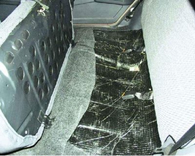 Rear seat — removal and installation