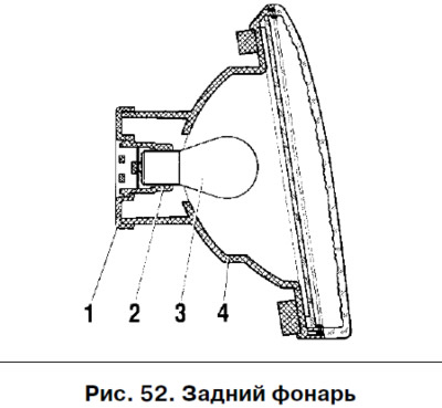 За да смените лампата в задната светлина, отстранете щепселите в облицовките, контактната част 1…