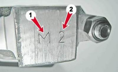 Требуемый класс пальца указан на крышке шатуна (2). По массе головок шатуны делятся на классы.…