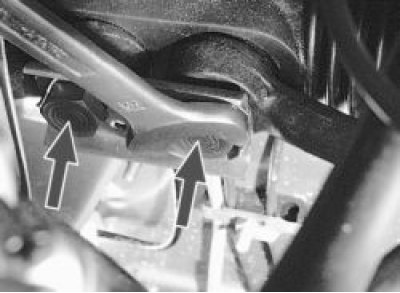 9. Rotate the coupling plate so that the rod can be disconnected from the steering gear…