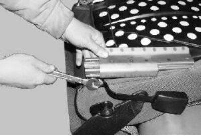 7. Remove the retaining ring…
