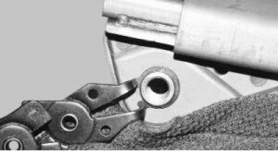 8. …remove the threaded sleeve of one…