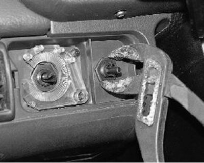 7. Remove the instrument lighting switch from under the instrument panel and, after disconnecting…