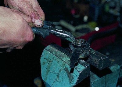 We remove the drive assembly.