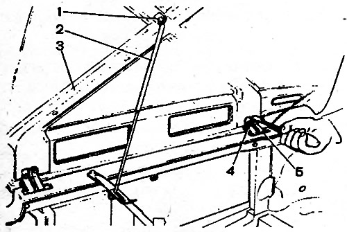 Снятие, установка и регулировка положения капота (ВАЗ-2121 «Нива» 1977 ...