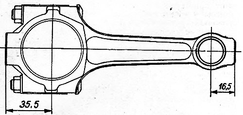 Рис. 9-2. Места, на которых допускается удалять металл, при подгонке массы верхней и нижней головок…